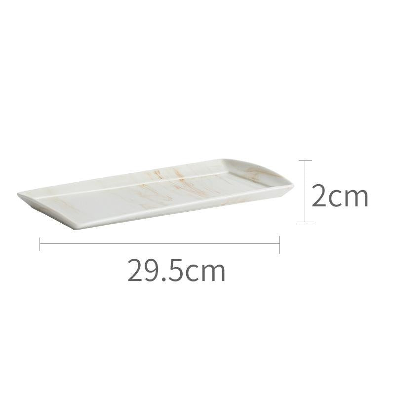 Ciotole e piatti in ceramica marmorizzata