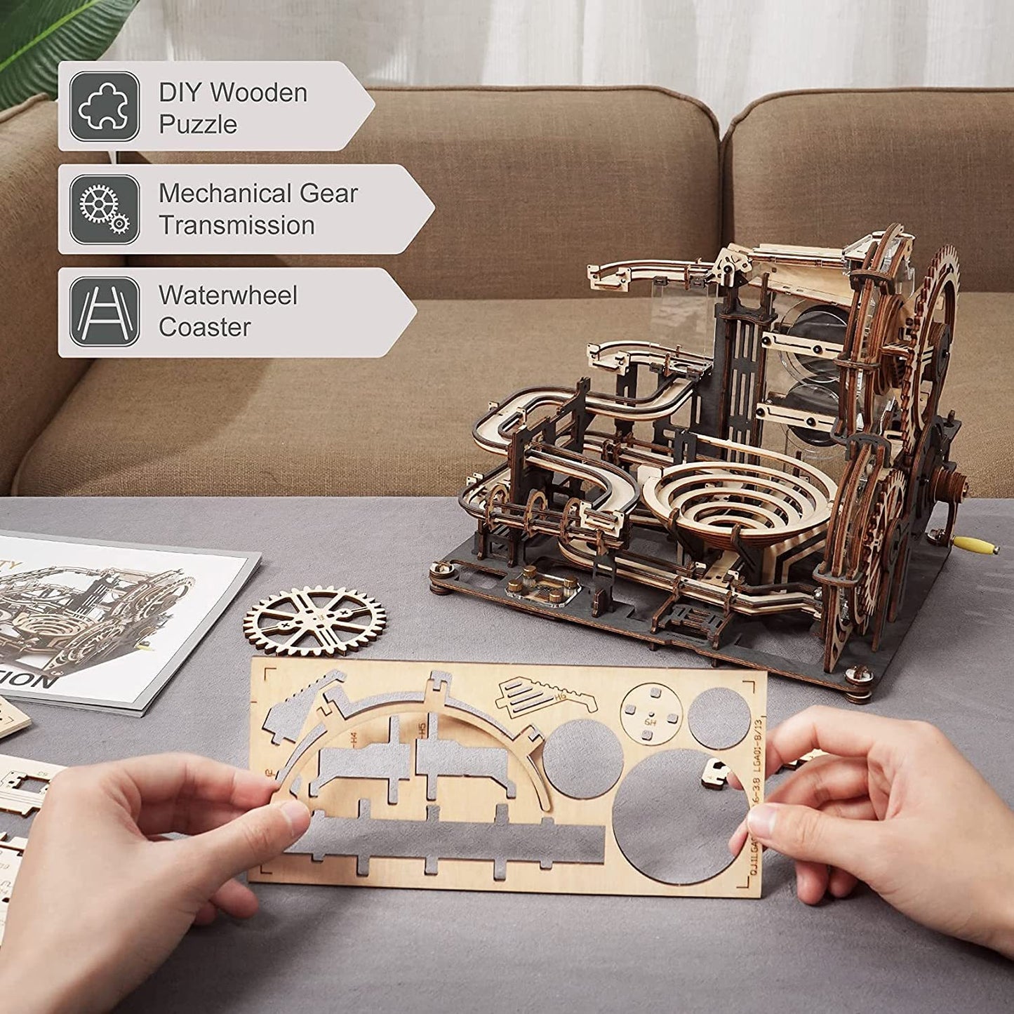 Jeux de puzzle en bois 3D