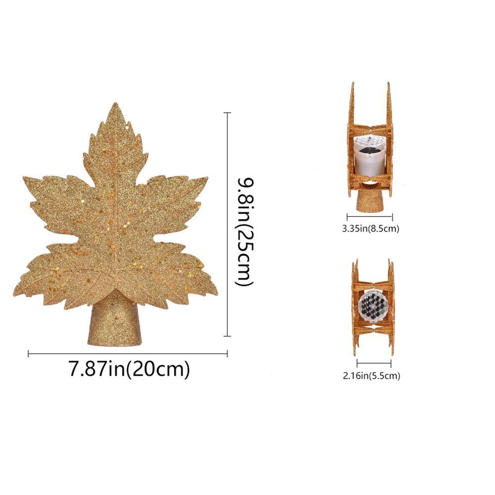 Puntale per albero di Natale a LED – Stella con proiezione luminosa