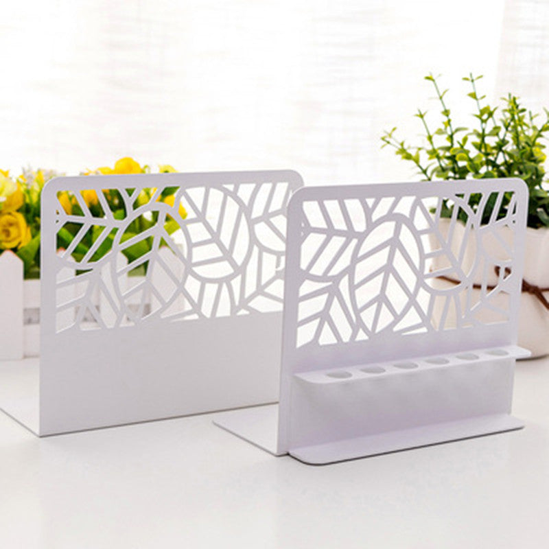 Portapenne e libri in acciaio