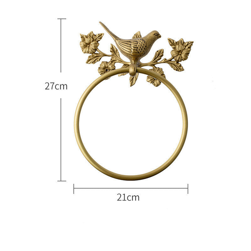 Porta-asciugamani in rame