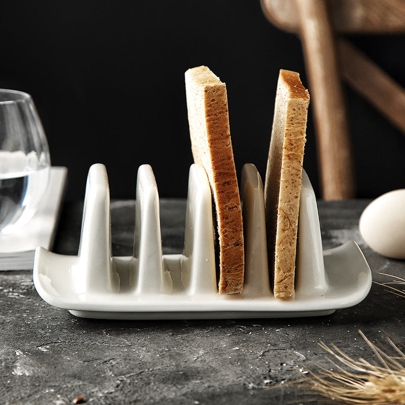 Boîte à pain carrée en céramique