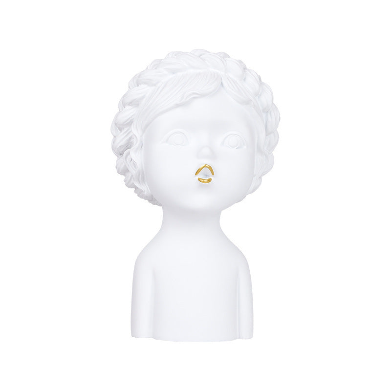 Ornamenti statua scultura bambino