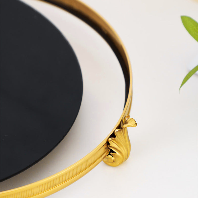 Décorations de plateaux en verre