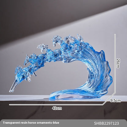 Décorations d'intérieur en forme de vague