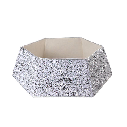 Gonna per albero di Natale – Tessuto con paillettes