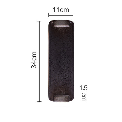 Piatto irregolare in ceramica