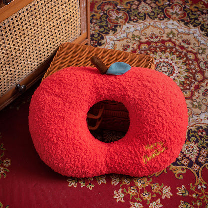 Cuscino in peluche natalizio