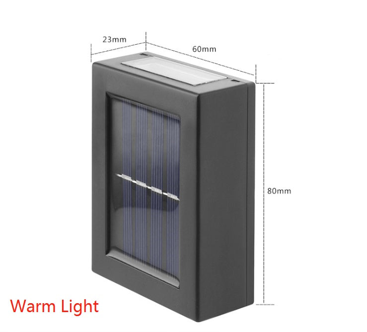 Lampada Notturna Solare da Esterno per Parete da Giardino