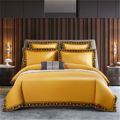 Set 4 pezzi da letto in cotone