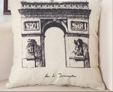 Cuscino con stampa nome di città