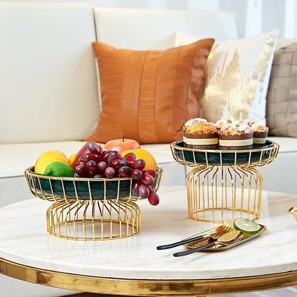 Piatto in Ceramica con Supporto