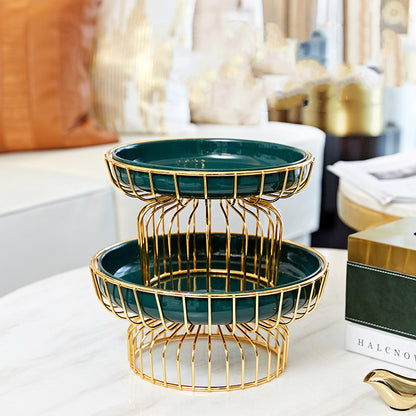 Piatto in Ceramica con Supporto