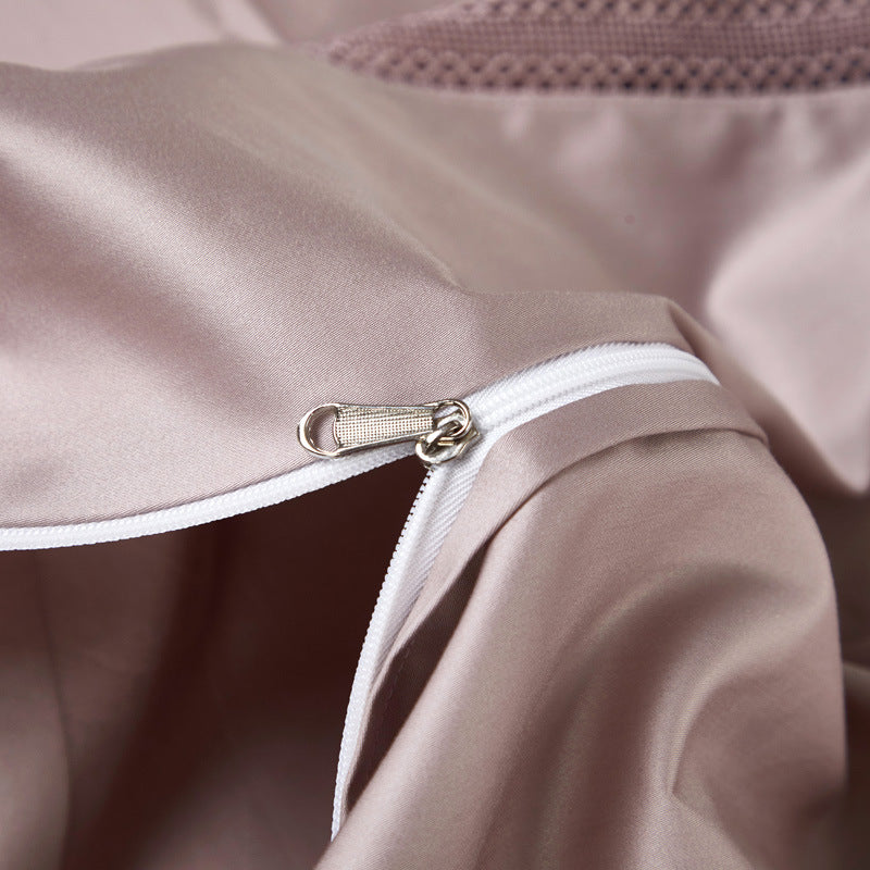 Parure de lit en satin