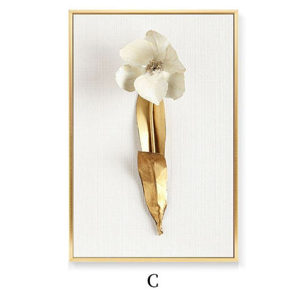 Decorazione da parete dorata