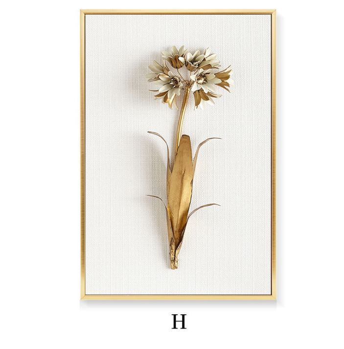 Decorazione da parete dorata