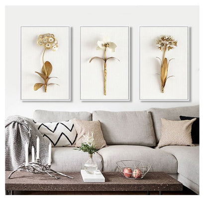 Decorazione da parete dorata