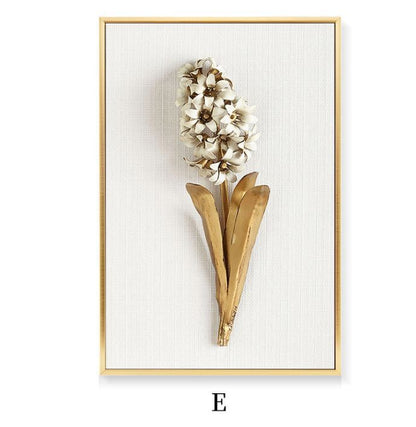 Decorazione da parete dorata