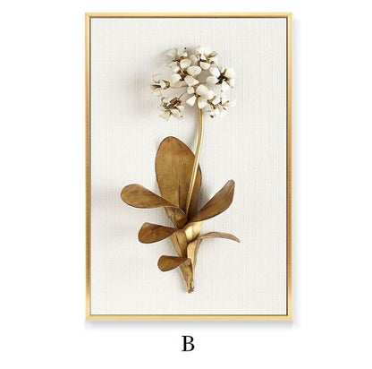 Decorazione da parete dorata