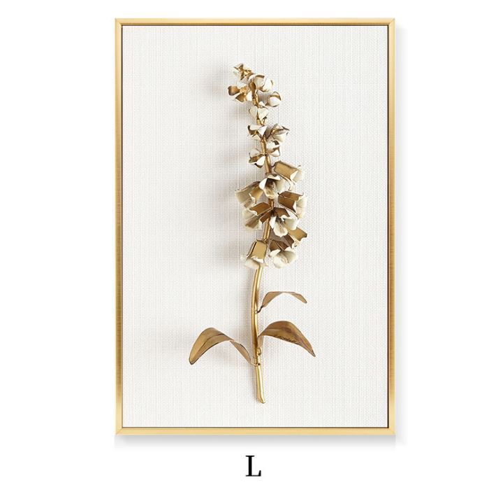 Decorazione da parete dorata