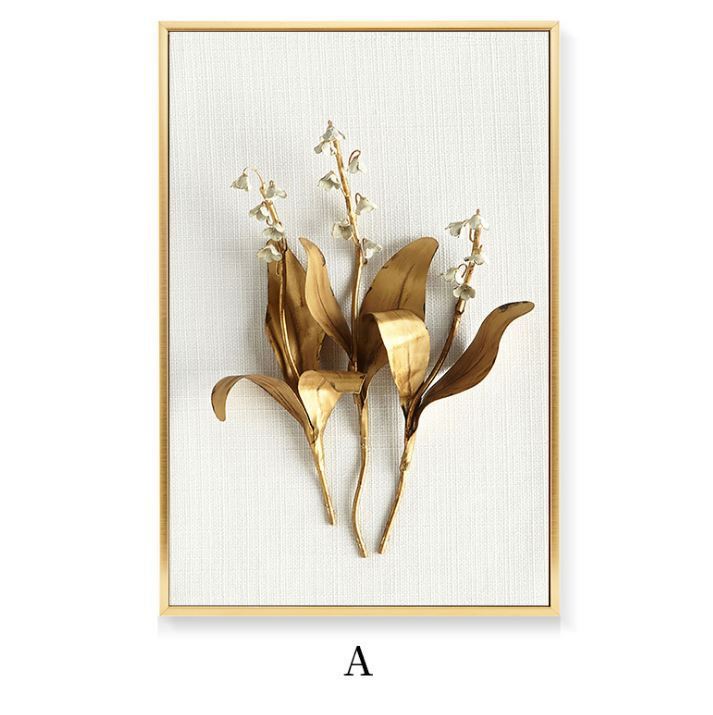 Decorazione da parete dorata