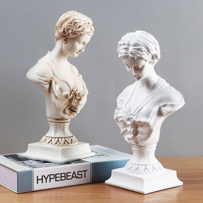 Sculpture d'un buste de femme