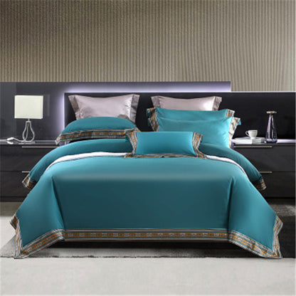 Set 4 pezzi da letto in cotone