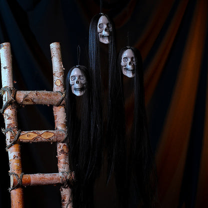 Decorazione di Halloween – Fantasma appeso con nuova parrucca