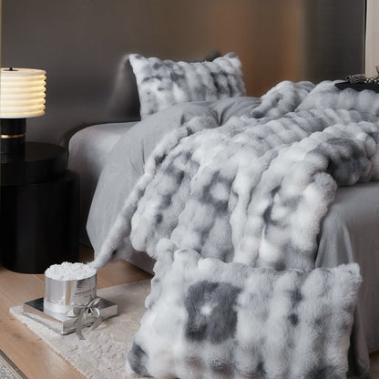 Set 4 pezzi da letto peluche