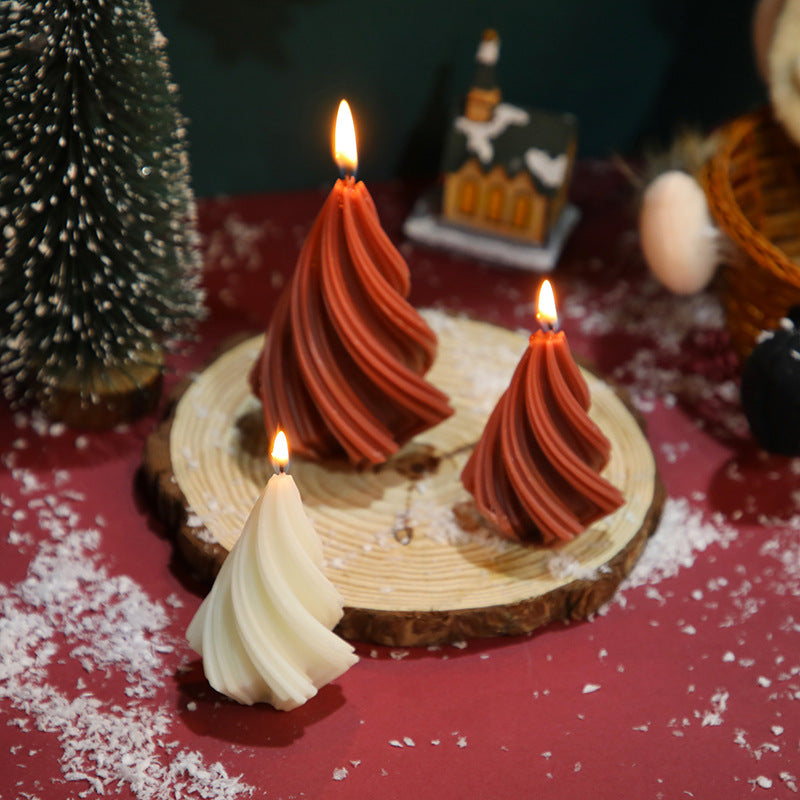 Candela a Forma di Albero di Natale