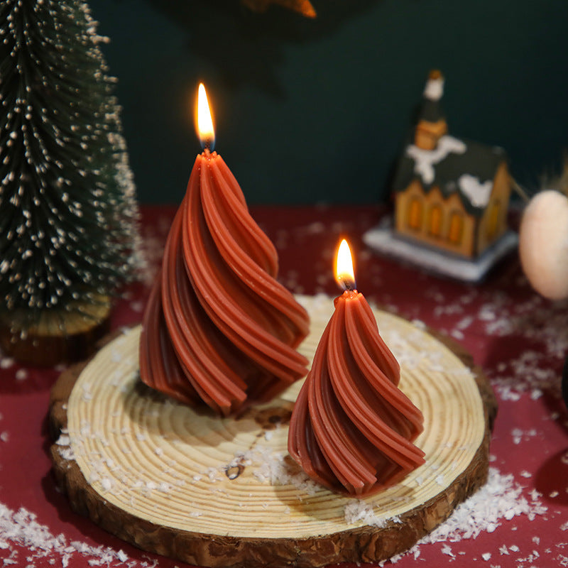 Candela a Forma di Albero di Natale
