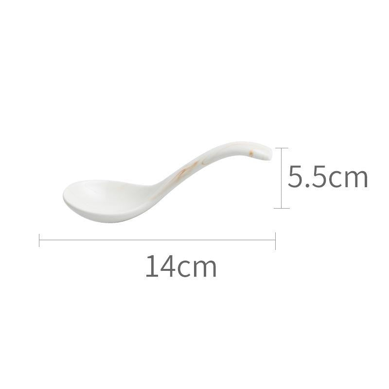 Ciotole e piatti in ceramica marmorizzata