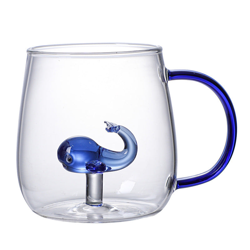 Glass Mug with 3D Accessory