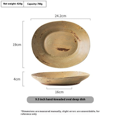 Piatto in ceramica retrò