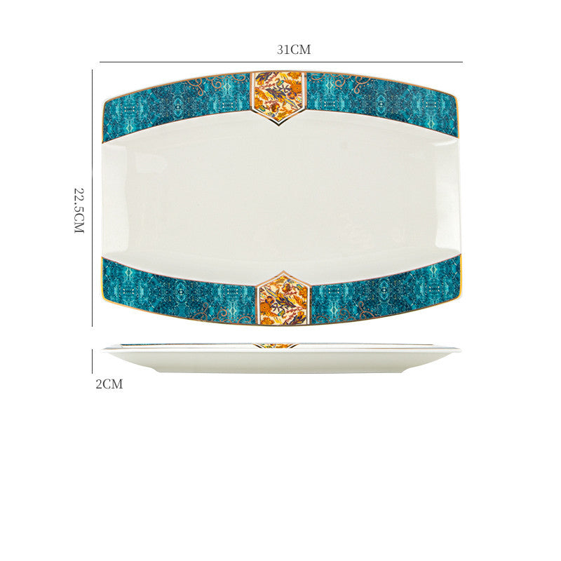 Piatto in porcellana