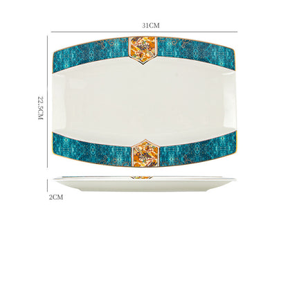 Piatto in porcellana