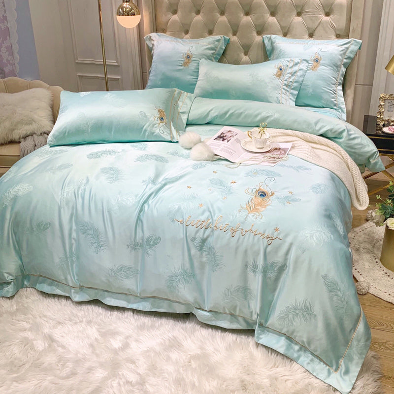 Set 4 pezzi da letto in cotone