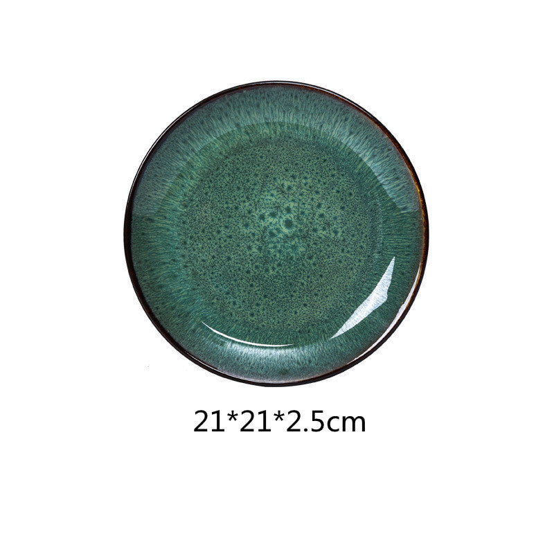 Piatto e ciotole in porcellana