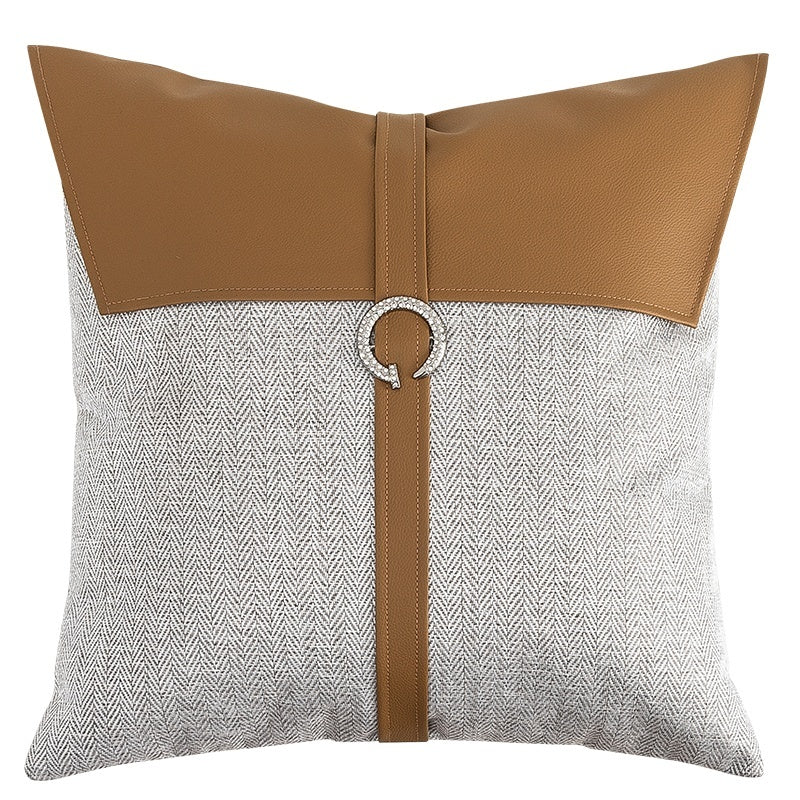 Leather cushion
