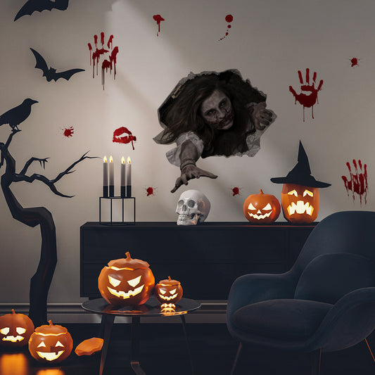 Adesivo da decorazione horror Halloween