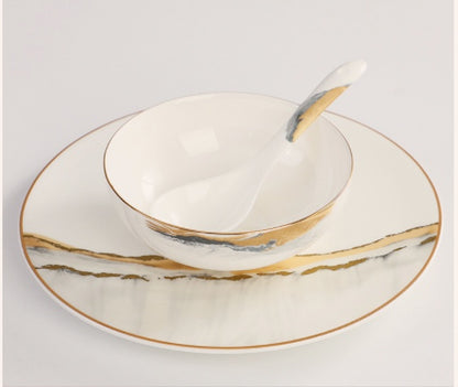 Set di stoviglie in stile cinese