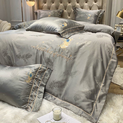 Set 4 pezzi da letto in cotone