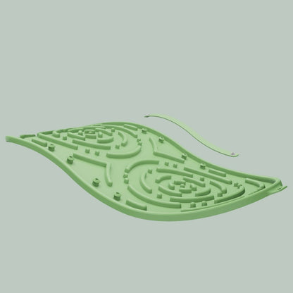 Gioco Interattivo Antivoracità per Cani e Gatti in Silicone con Tappetino