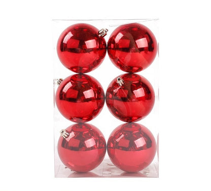 Decorazioni Natalizie-Sfere Rosse per Albero di Natale