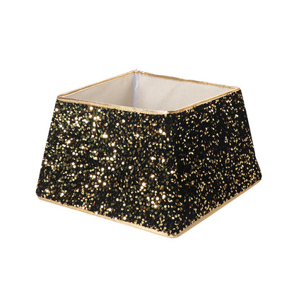 Gonna per albero di Natale – Tessuto con paillettes