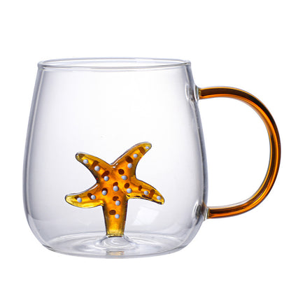Glass Mug with 3D Accessory