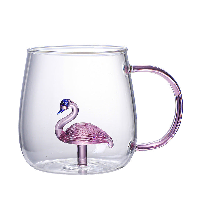 Glass Mug with 3D Accessory