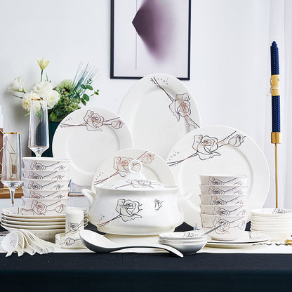 Ensemble de bols et d'assiettes en céramique