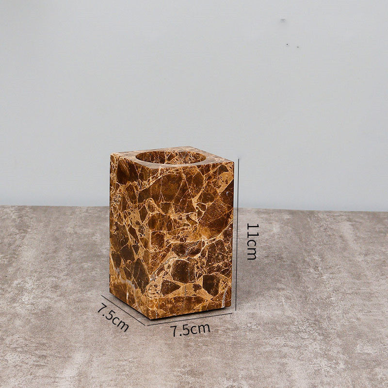 Accessori bagno in marmo