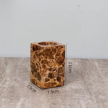 Accessori bagno in marmo